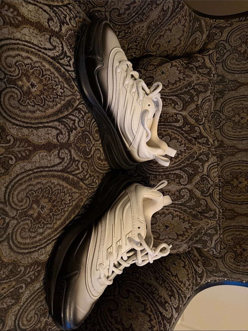 Givenchy White and Black Gradient Men's Sneakers